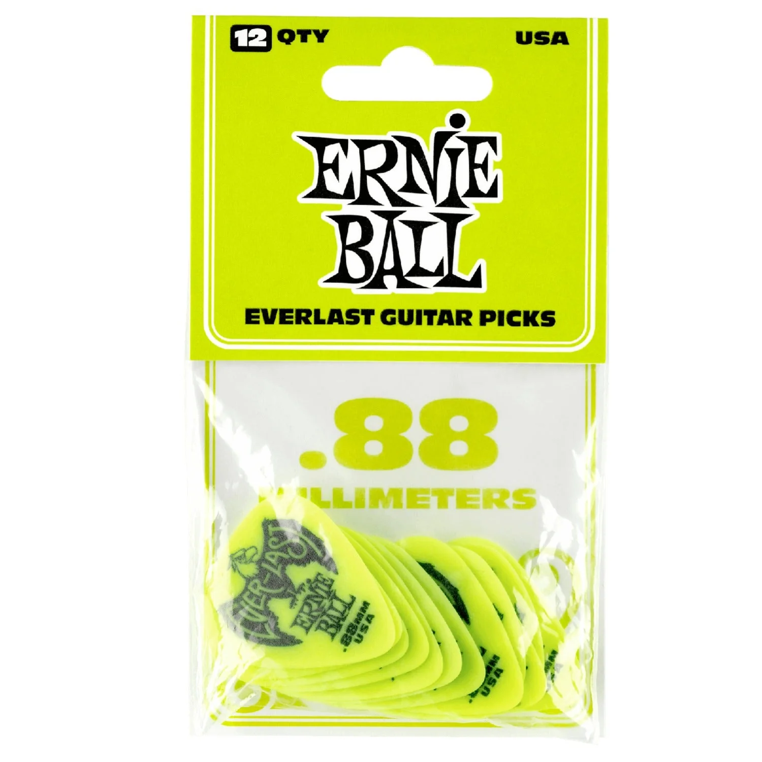 Ernie Ball Everlast Guitar Picks - Pack of 12 - Image 8