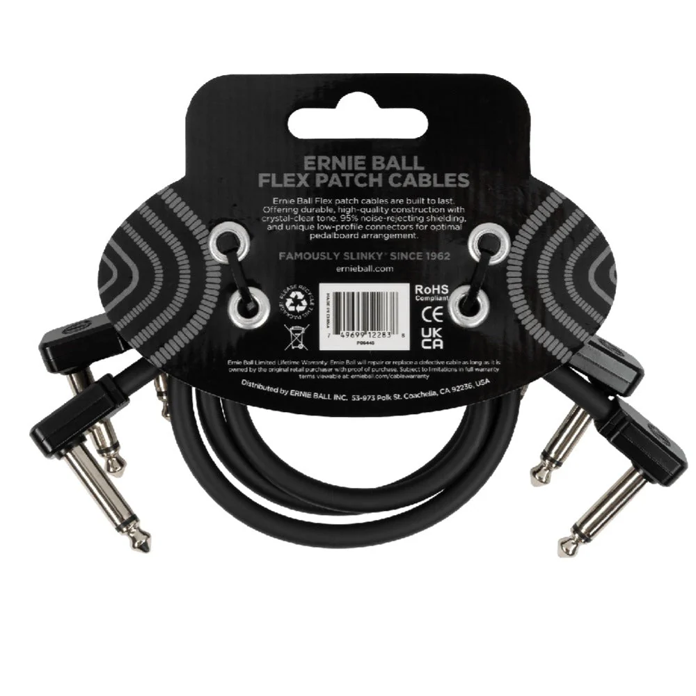 Ernie Ball Flex Patch Cable - Pack of 3 - Image 7