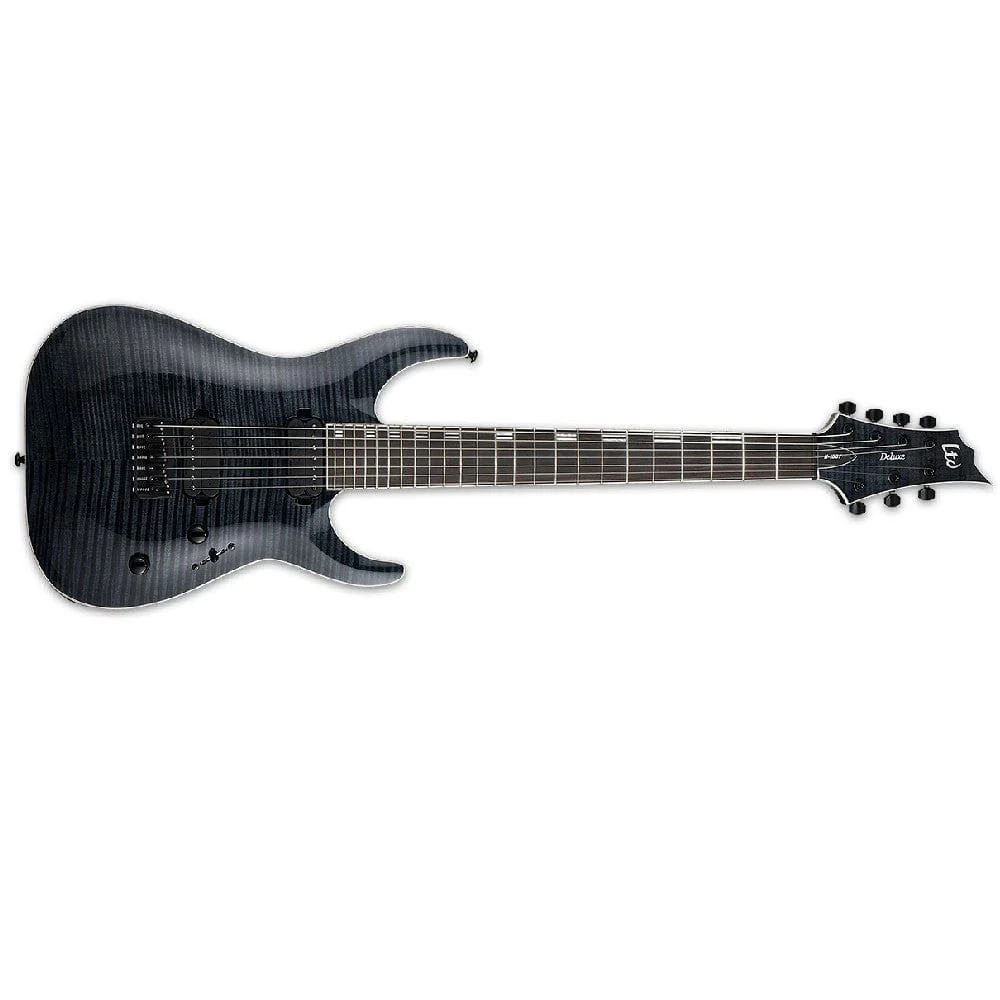 ESP H1007 LTD 7 String Electric Guitar - See Thru Black