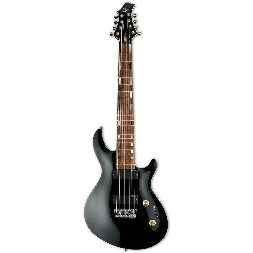 ESP Javier Reyes Signature JR-208 8 String Electric Guitar - Black