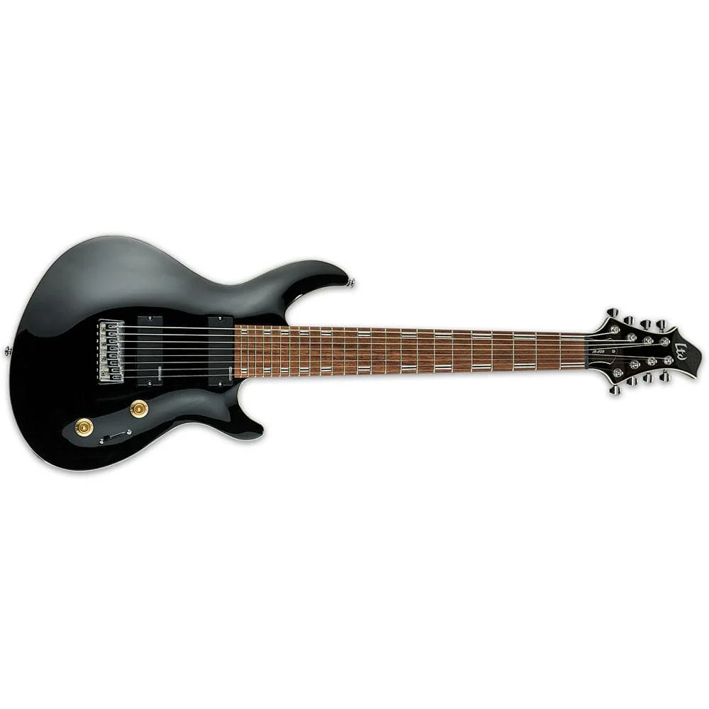 ESP Javier Reyes Signature JR-208 8 String Electric Guitar - Black - Image 2