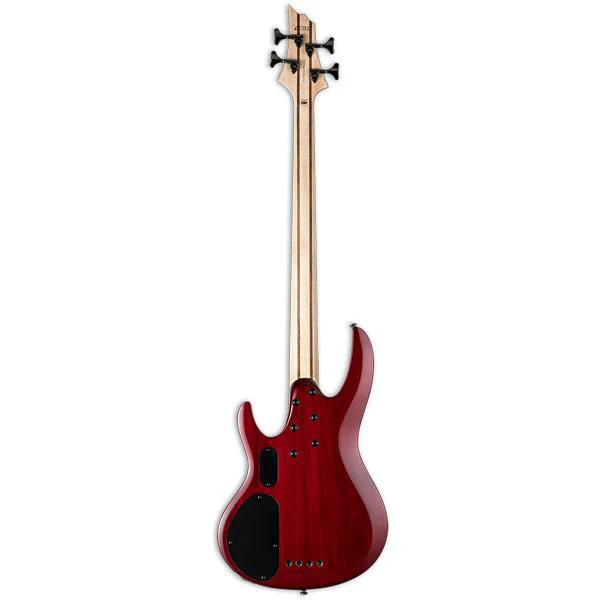 ESP LTD B-204FM 4-String Bass Guitar - See Thru Red - Image 2