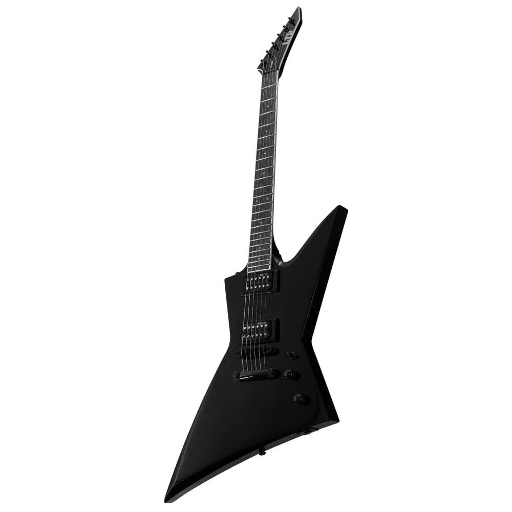 ESP LTD EX-200 6-String Electric Guitar - Jatoba Fretboard - Black - Image 2