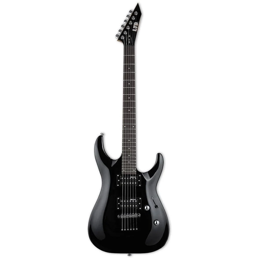 ESP LTD MH 10 6 String Electric Guitar - Black - Image 2