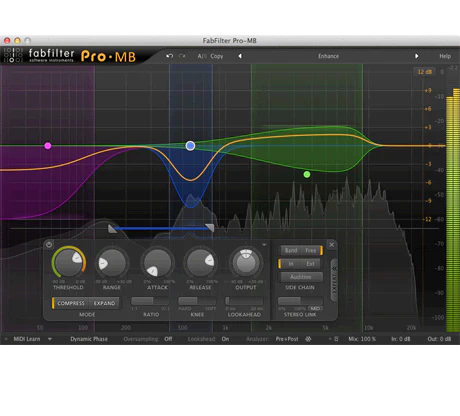 FabFilter Pro-MB Multi-Band Dynamics Processor – Professional Audio Software & Plugin - Image 2