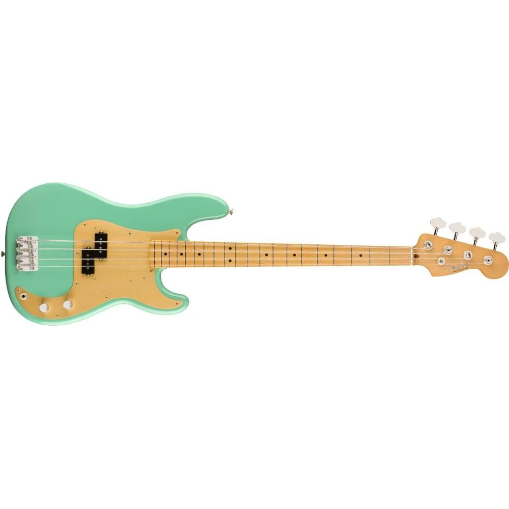 Fender Vintera 50's Precision Electric Bass Guitar - Seafoam Green