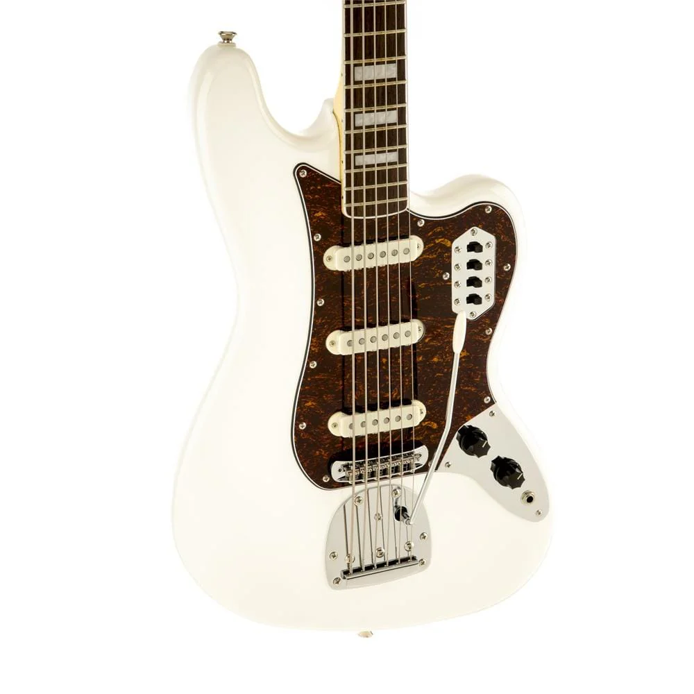 Fender 0305600505 Squier VM Bass VI 6 String Bass Electric Guitar - White - Image 2