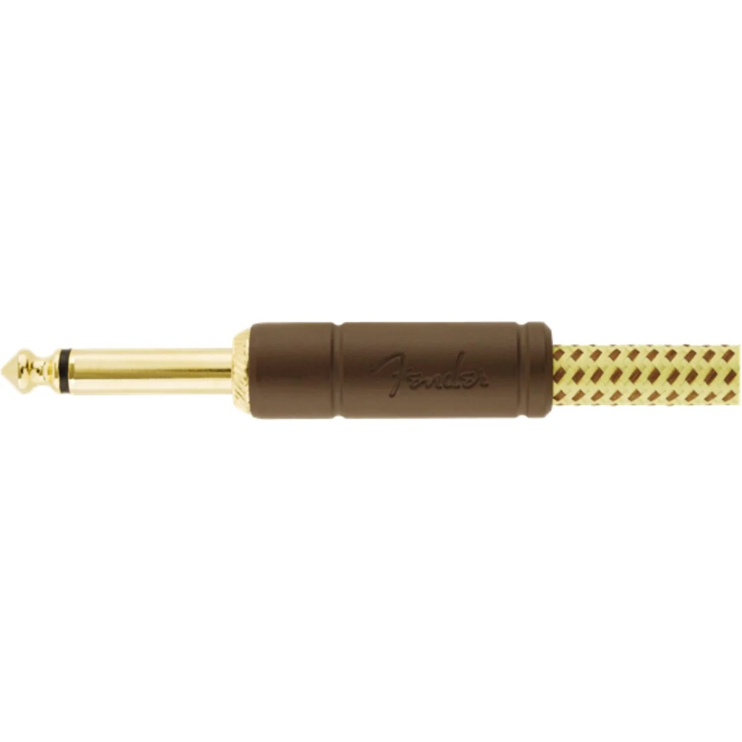 Fender 0990820086 15 Feet Deluxe Series Instrument Cable Straight/Angle- Tweed - Image 4