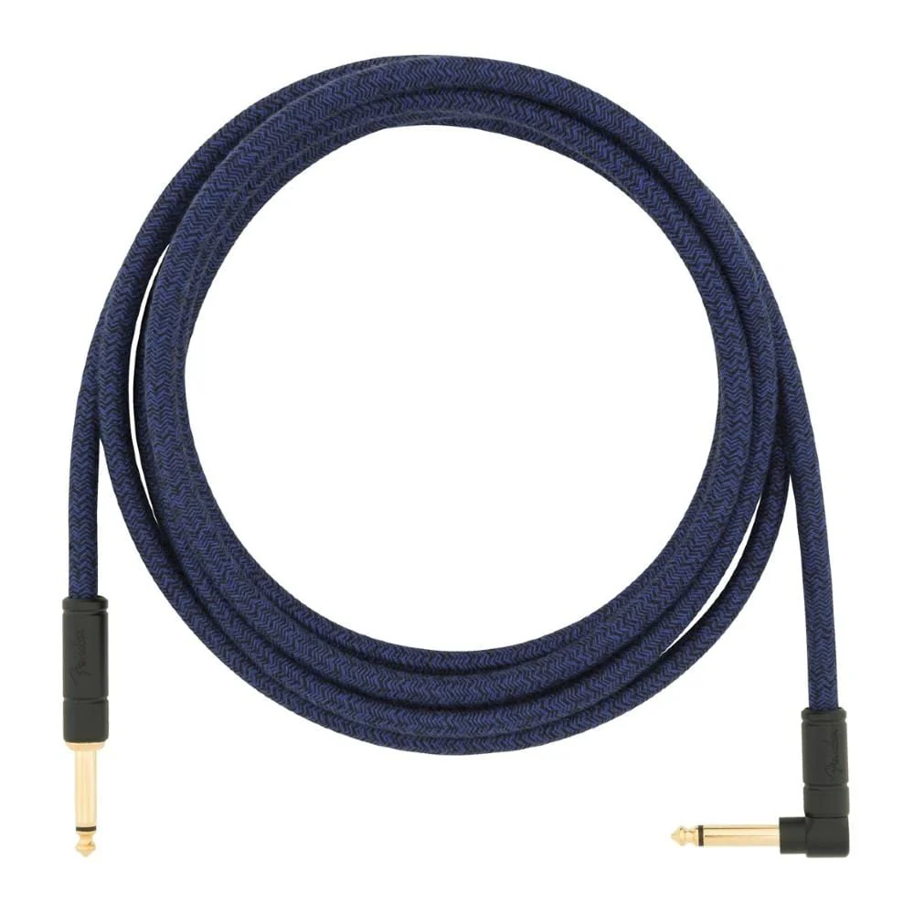 Fender 10ft Angled Festival Instrument Cable - Blue Dream - Open Box