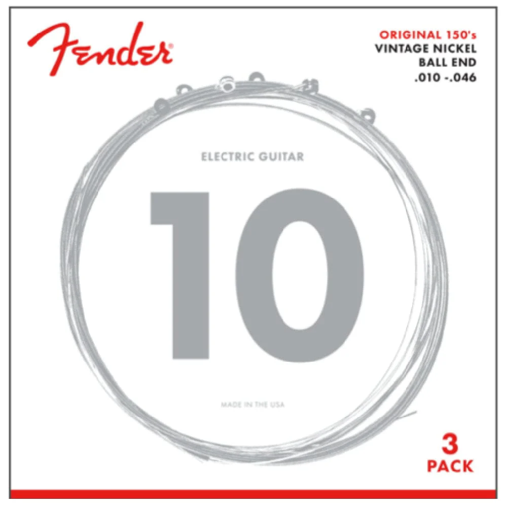 Fender 150R Pure Nickel Ball End Electric Guitar Strings 10 - 46 Gauge - Image 2