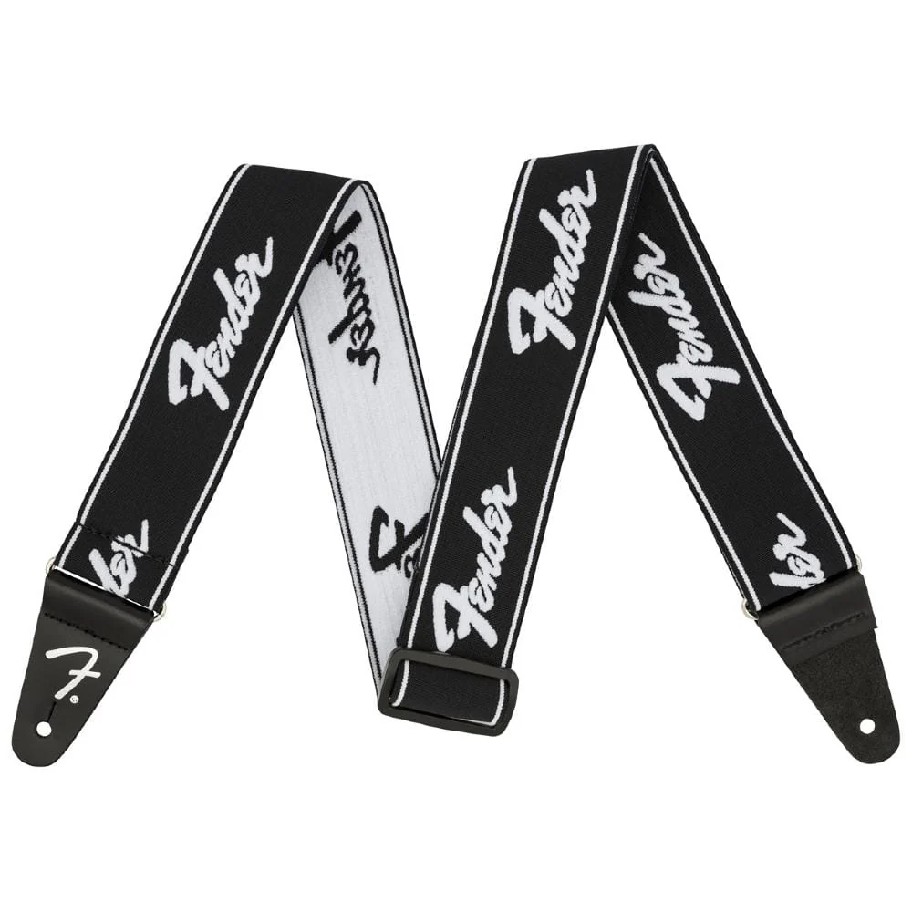 Fender 2 Inch WeighLess Running Logo Guitar Strap - Image 2