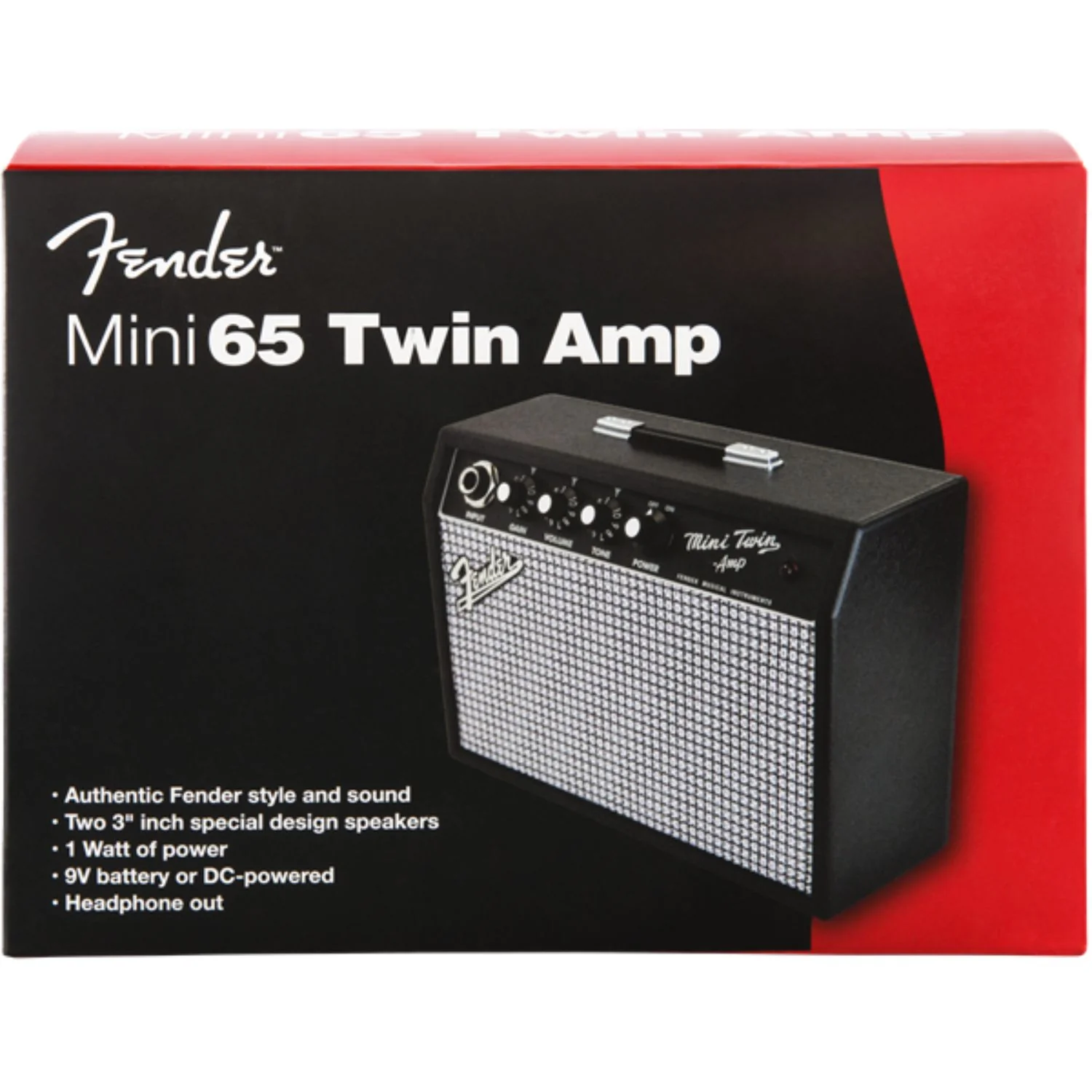 Fender Mini 65 Twin-Amp Guitar Amplifier - Image 6