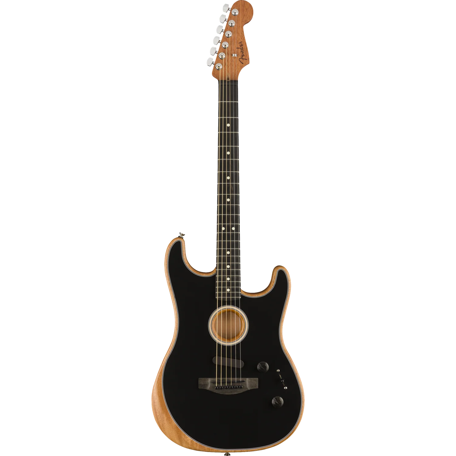 Fender Acoustasonic Stratocaster 6-Strings Electro Acoustic Guitar With Gig Bag - Image 22