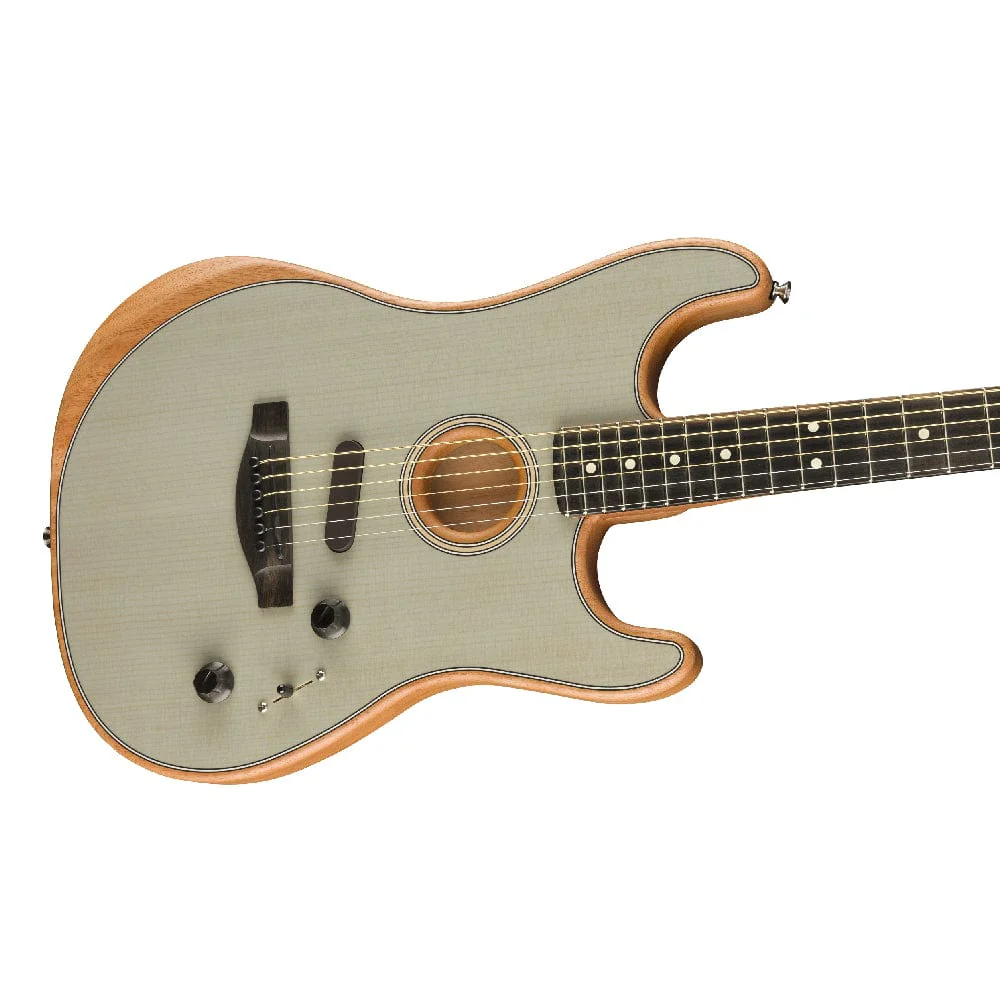 Fender Acoustasonic Stratocaster 6-Strings Electro Acoustic Guitar With Gig Bag - Image 32
