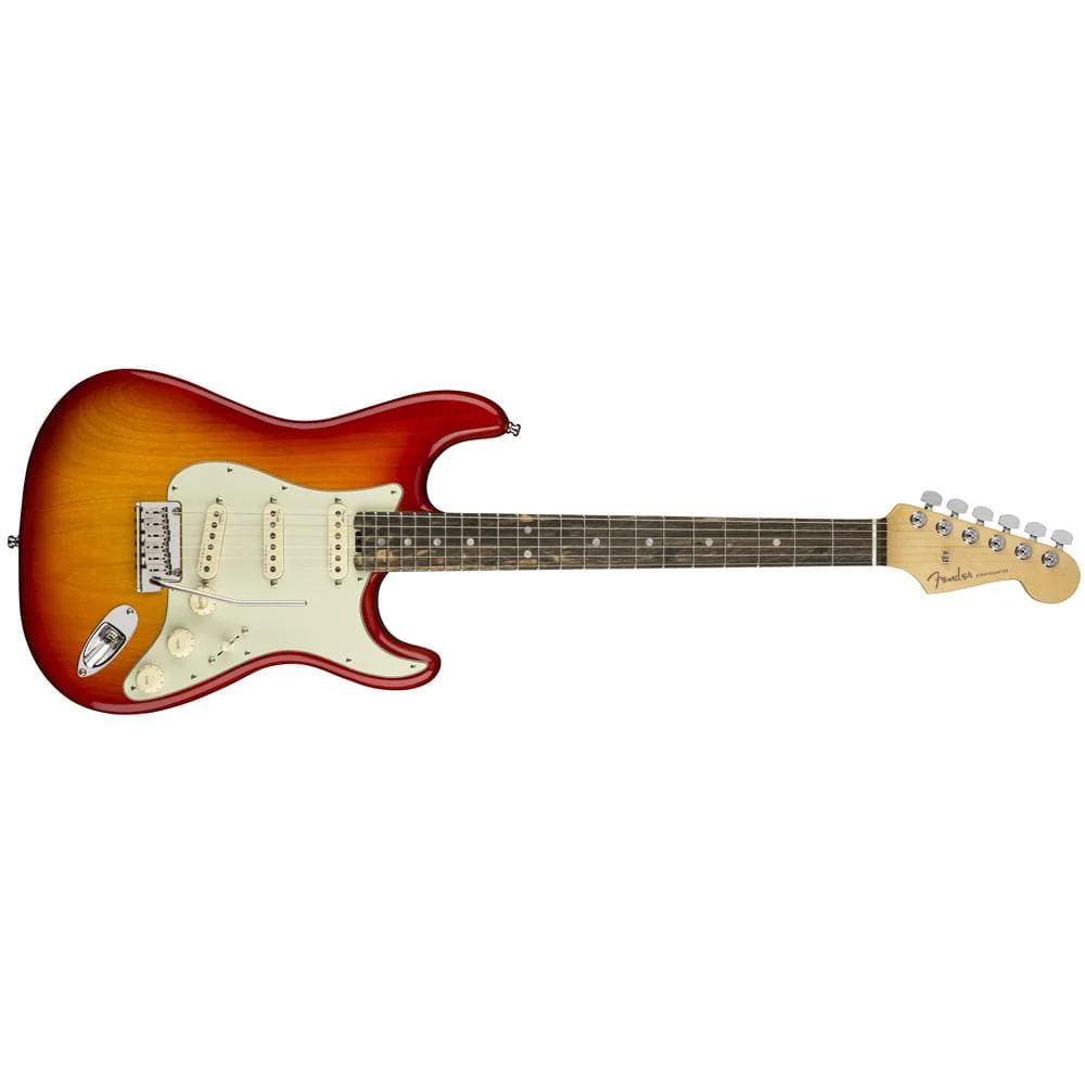 Fender American Elite Stratocaster Electric Guitar - Aged Cherry Burst