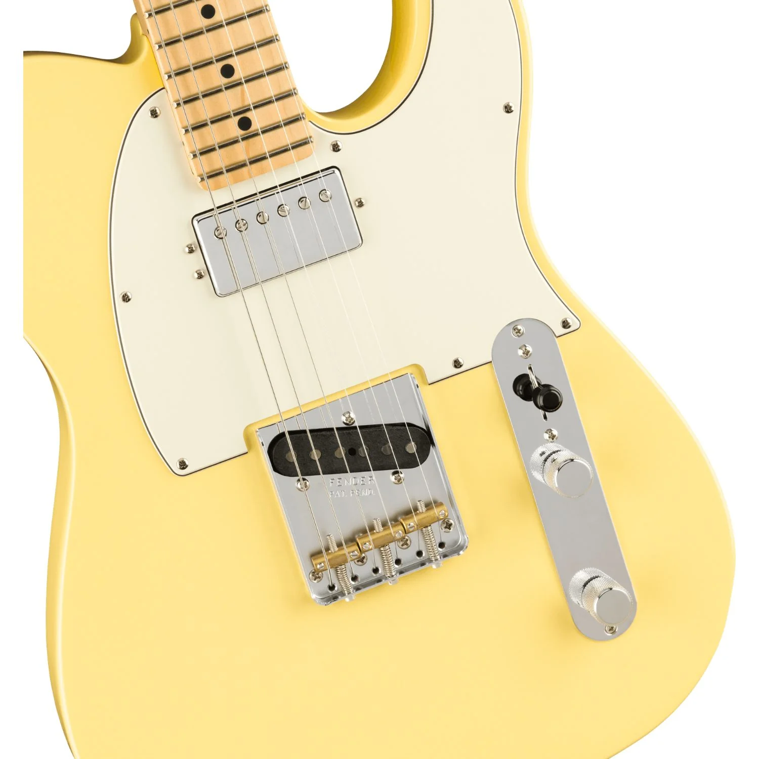 Fender American Performer Telecaster Hum Electric Guitar -  Vintage White - Image 2