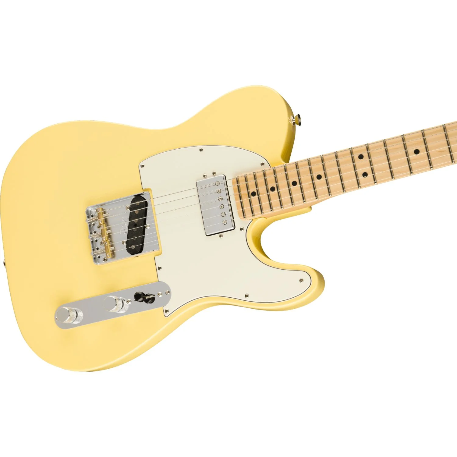 Fender American Performer Telecaster Hum Electric Guitar -  Vintage White - Image 3