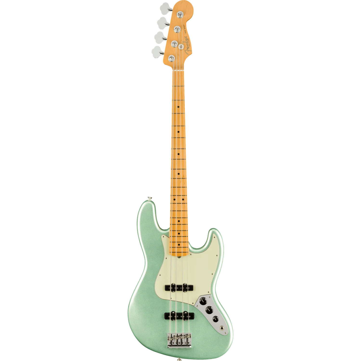 Fender American Professional II Jazz 4-Strings Bass Guitar - Mystic Surf Green