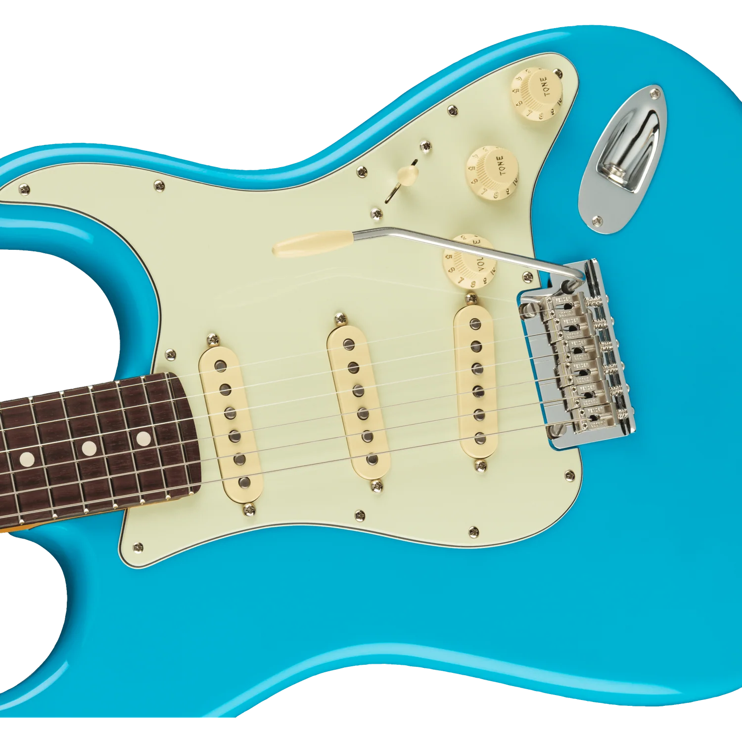 Fender American Professional II Stratocaster Electric Guitar - Miami Blue - Image 2