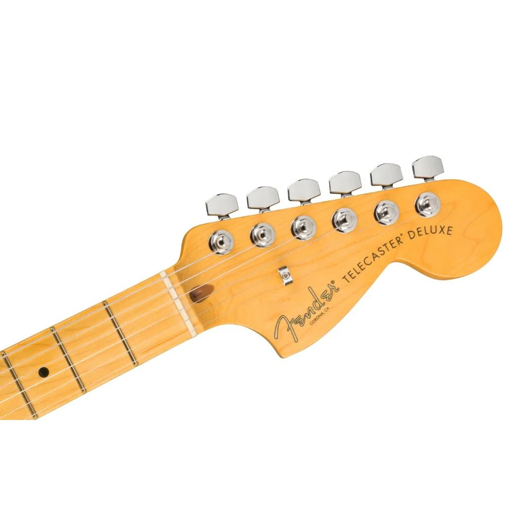 Fender American Professional II Telecaster Deluxe 6 String Electric Guitar - Miami Blue - Image 6
