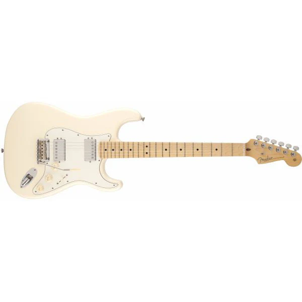 Fender American Standard Stratocaster HH Electric Guitar Olympic White