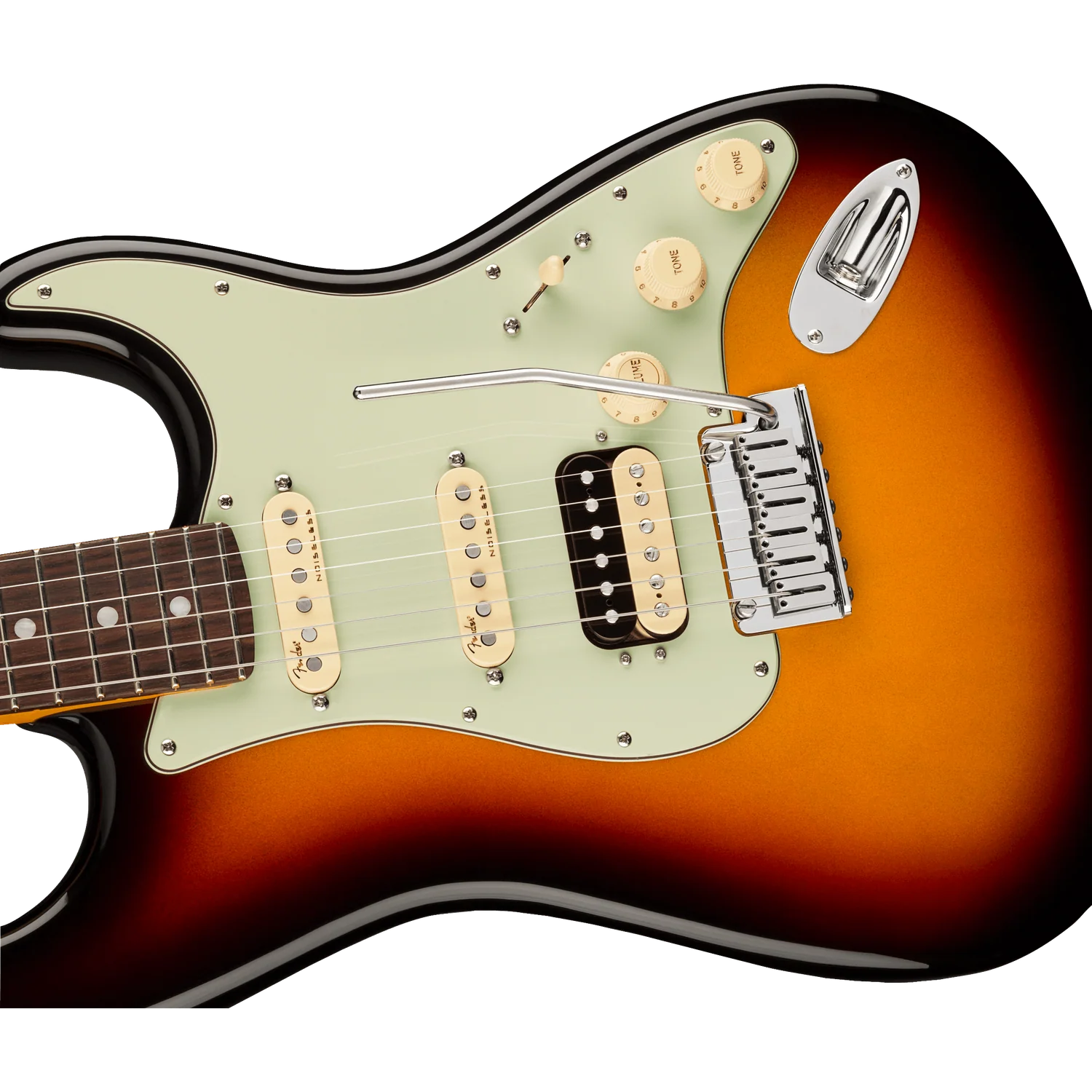 Fender American Ultra HSS Stratocaster Electric Guitar - Image 2