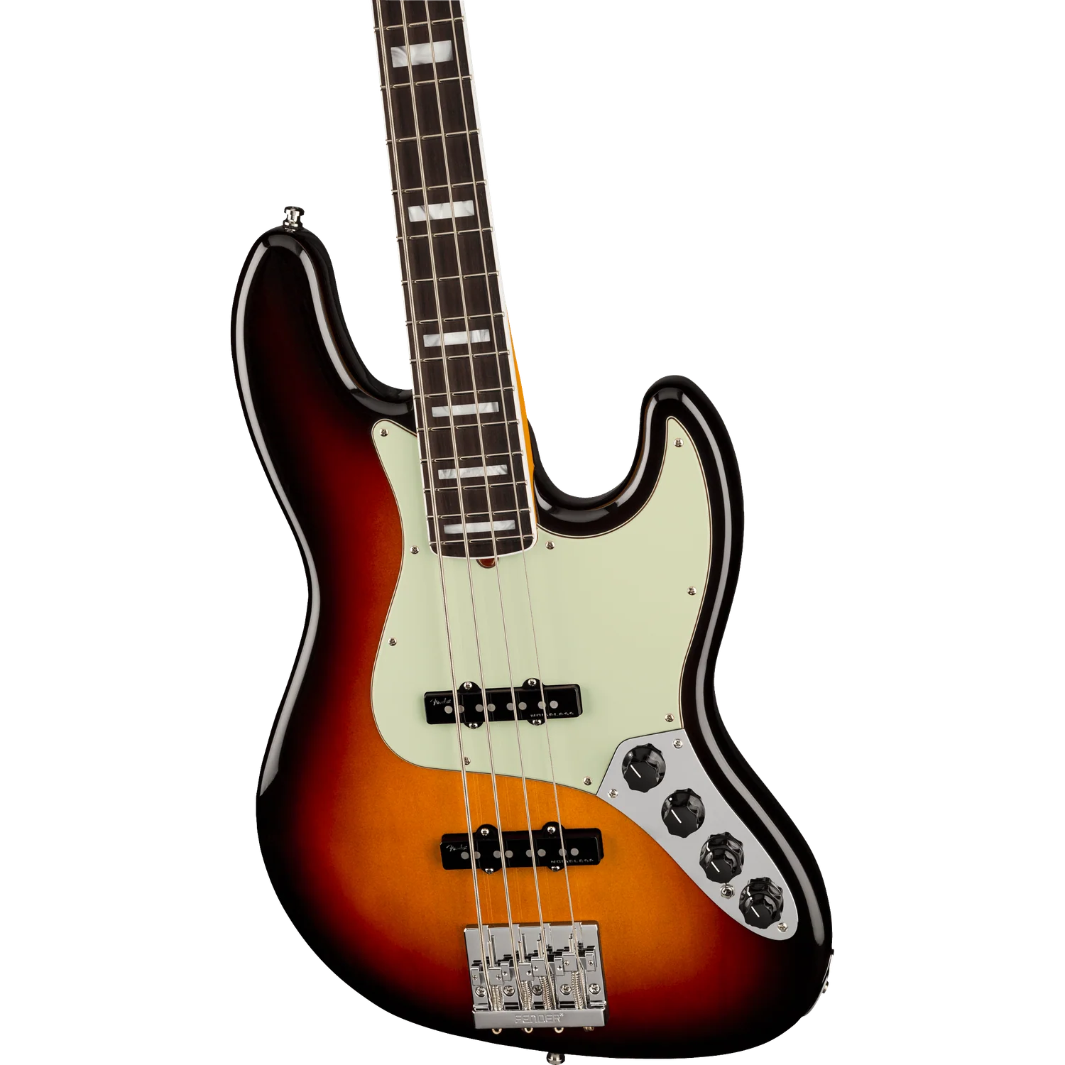 Fender American Ultra Jazz Bass 4-String Bass Guitar - Image 3