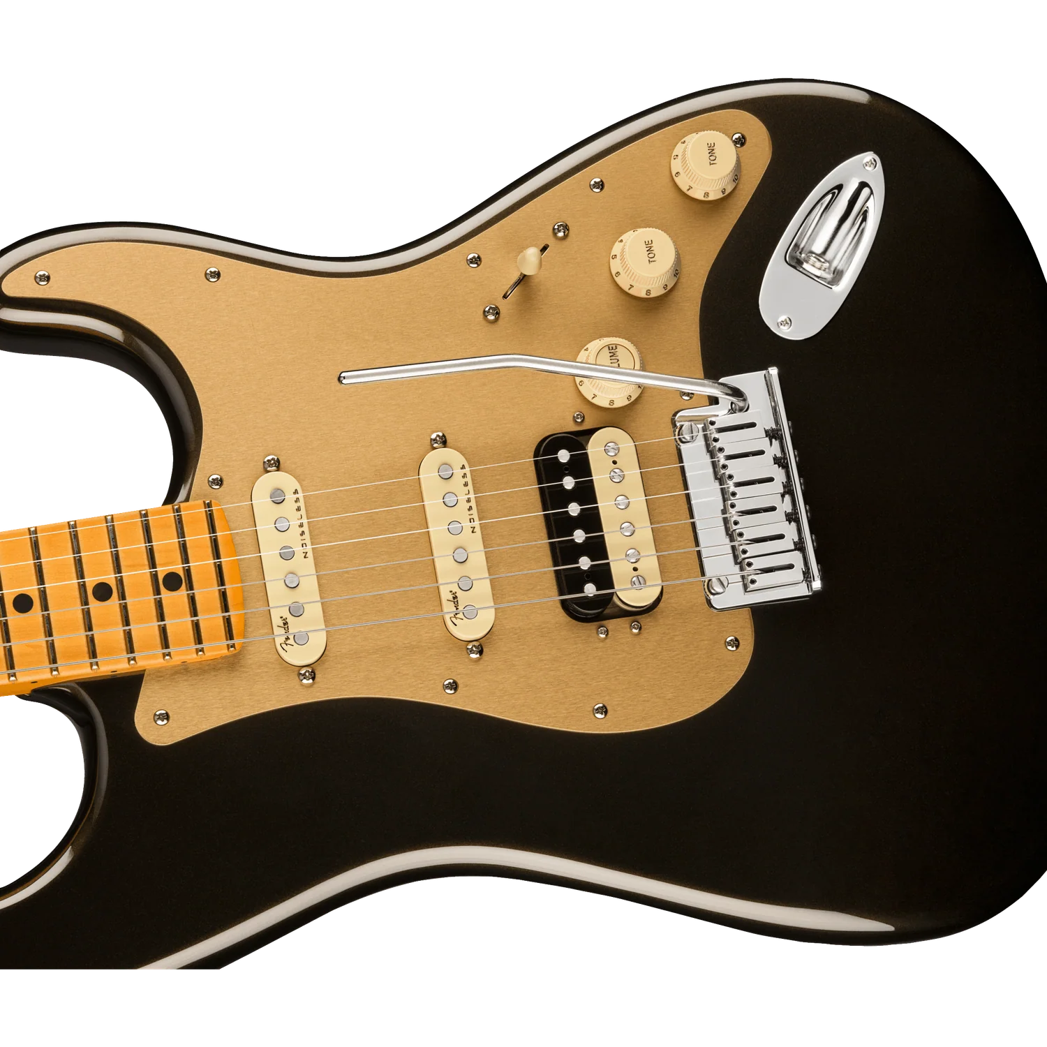 Fender American Ultra Stratocaster HSS Electric Guitar with Case - Image 2
