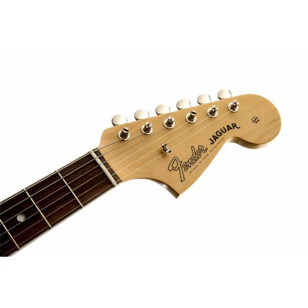 Fender American Vintage '65 Jaguar Electric Guitar, Bound Round-Lam Rosewood Fingerboard, Sonic Blue - Image 5