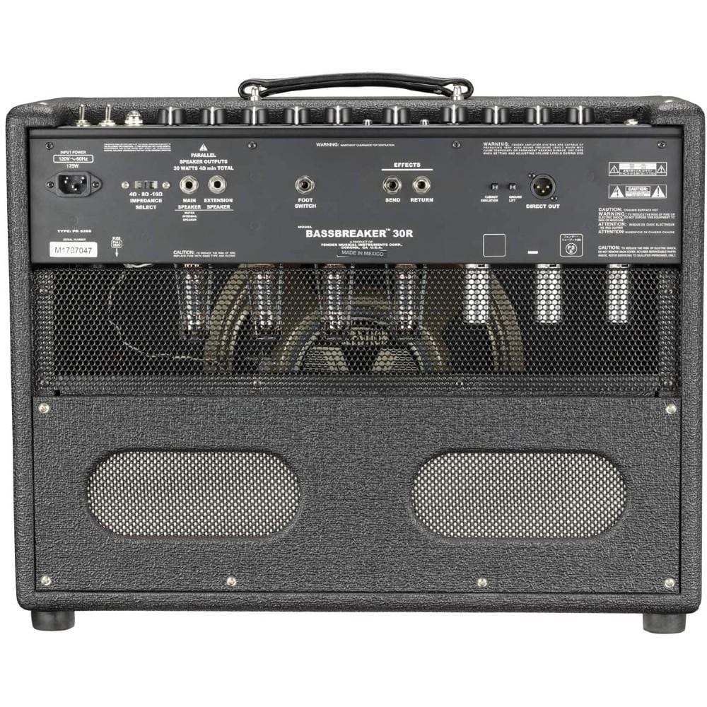 Fender Bassbreaker 30R 230V Tube Combo Guitar Amplifier- Black - Image 3