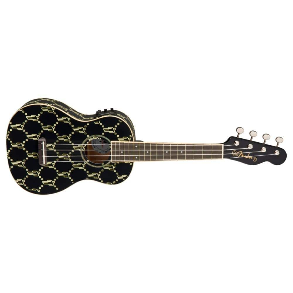 Fender Billie Eilish Signature Concert Ukulele - Black - Image 2