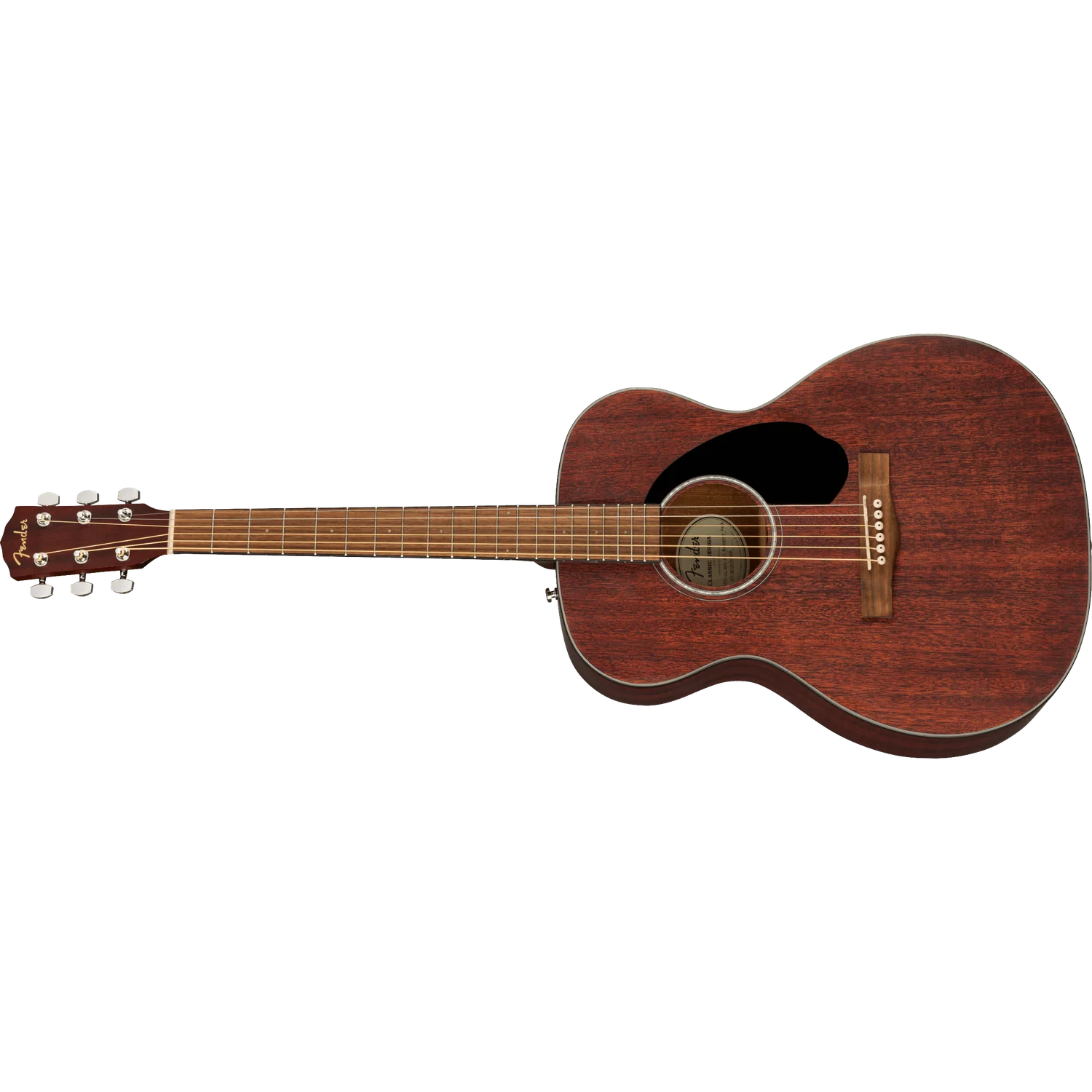 Fender CC-60S Concert Sized All-Mahogany Acoustic Guitar - Image 4