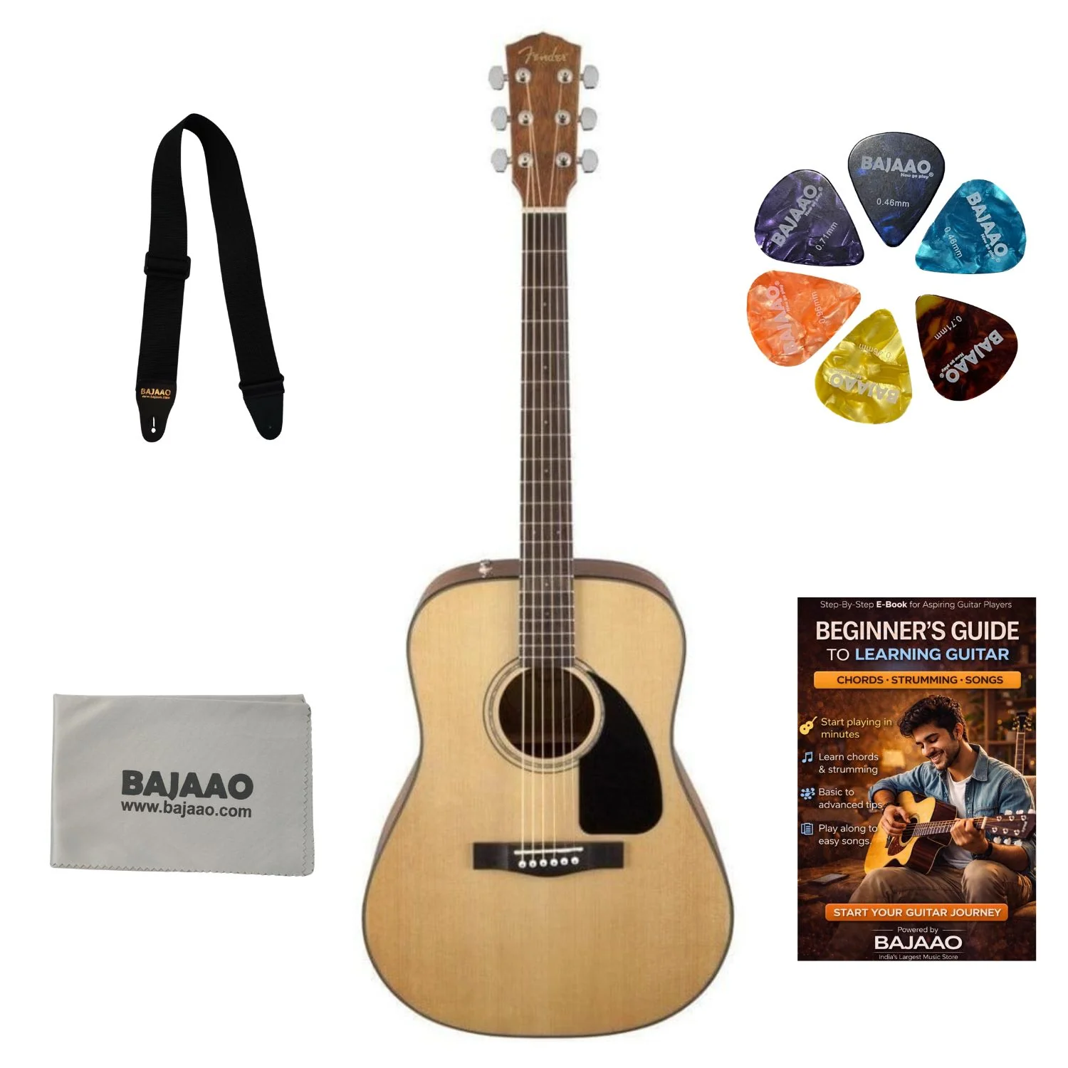Fender CD-60 Dread V3 DS 6 String Acoustic Guitar - Image 29