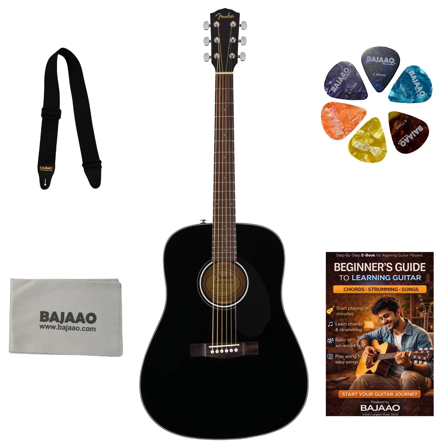 Fender CD-60S Dreadnought Acoustic Guitar - Image 22