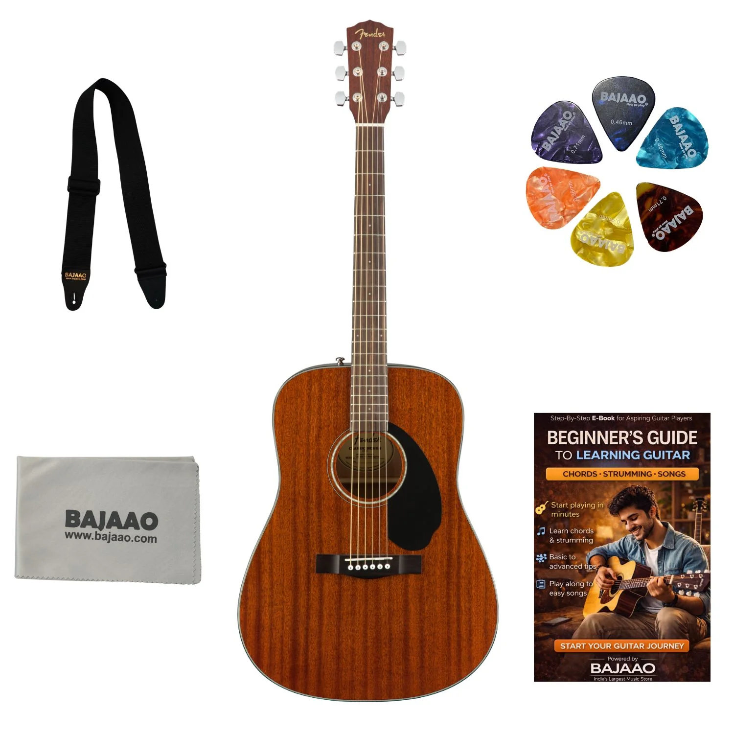 Fender CD-60S Dreadnought Acoustic Guitar - Image 38
