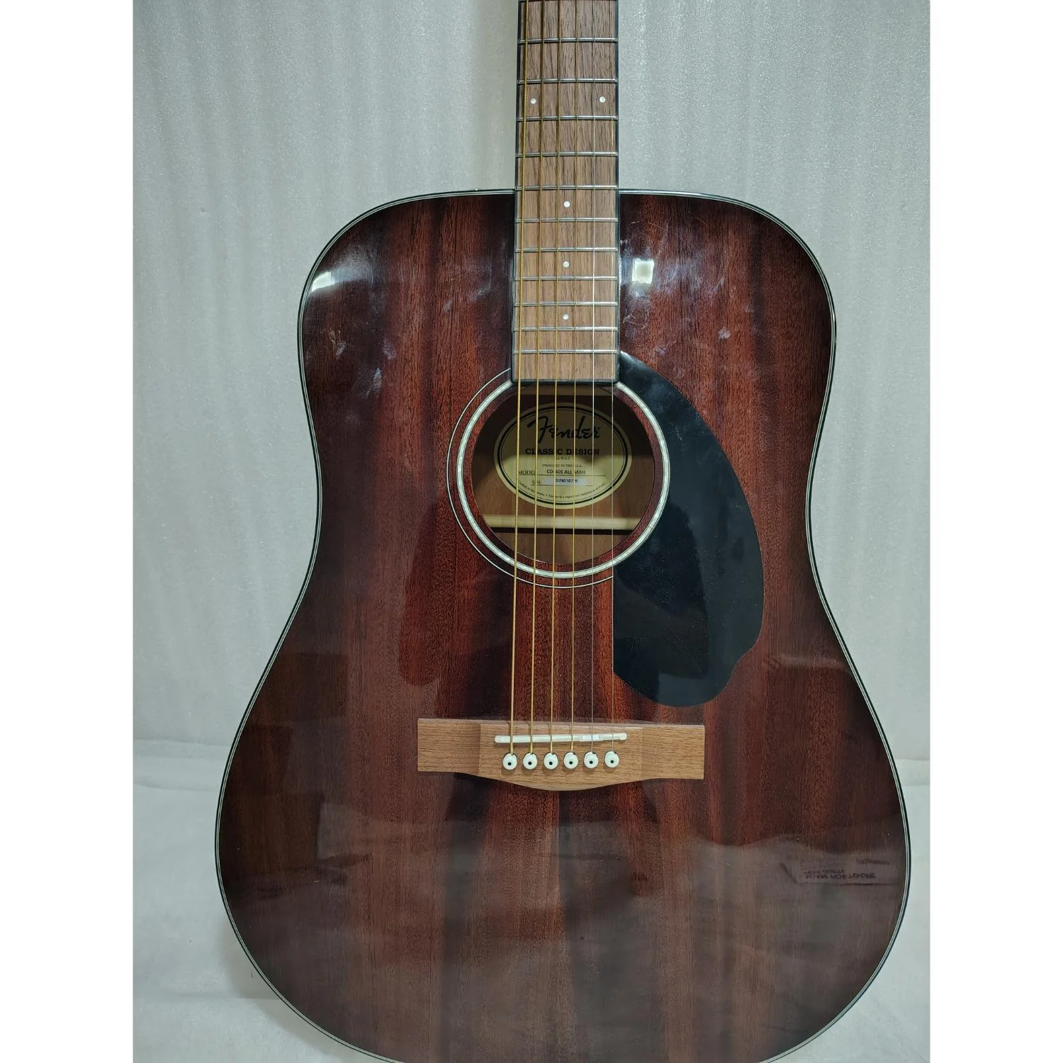 Fender CD 60S Dreadnought Acoustic Guitar All Mahogany - Open Box - Image 29