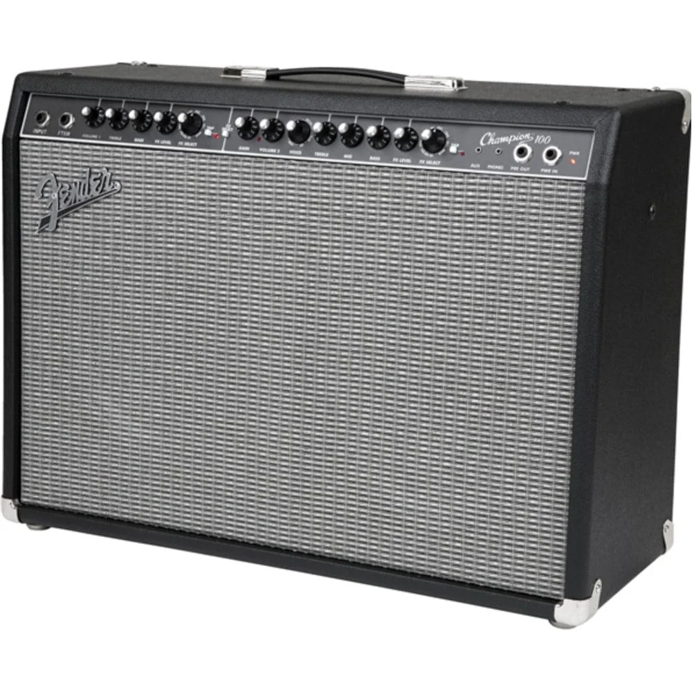 Fender Champion 100 Watts Guitar Combo Amplifier with Cable, Polishing Cloth & E-Book - Image 4