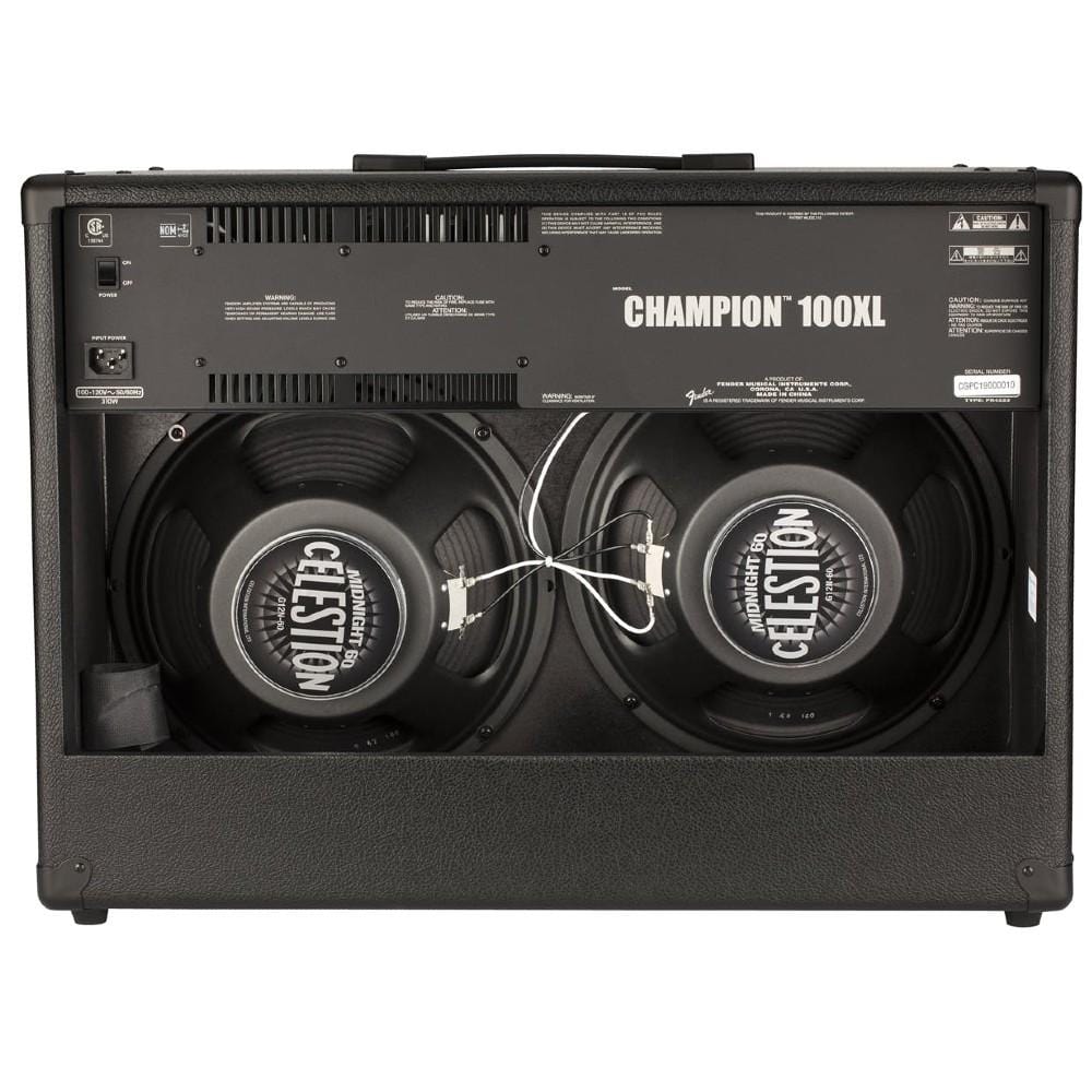 Fender Champion 100XL 230V Combo Electric Guitar Amplifier- Black - Image 2