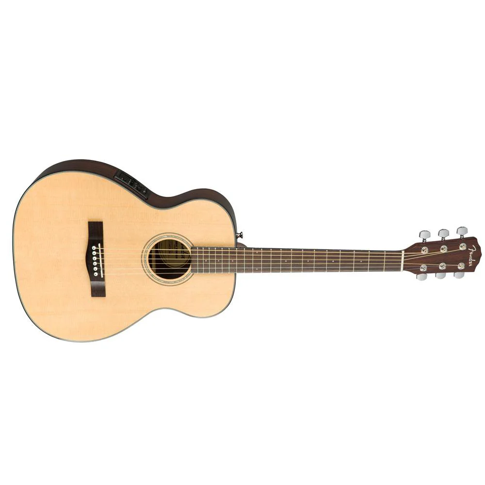 Fender CT-140SE 6-String Electro-Acoustic Guitar with Case - Rosewood Fretboard - Travel Body Style - Image 3