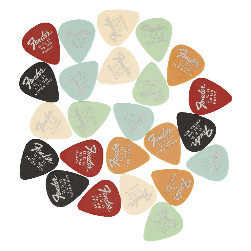 Fender Dura-Tone 351 Pack of 24 Mix Picks - Image 2