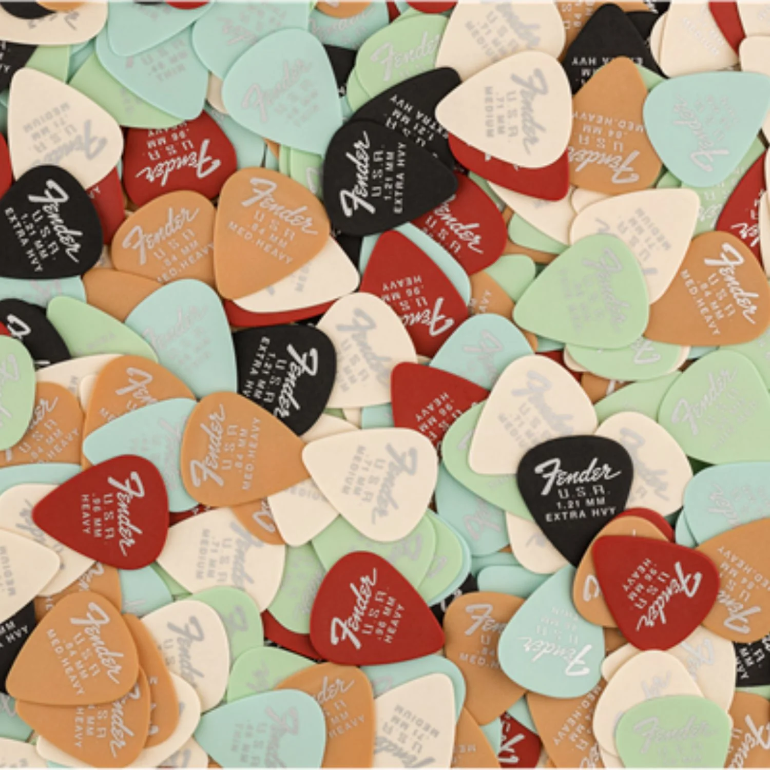 Fender Dura Tone Delrin Guitar Picks 351 Shape- Pack of 12 - Image 8