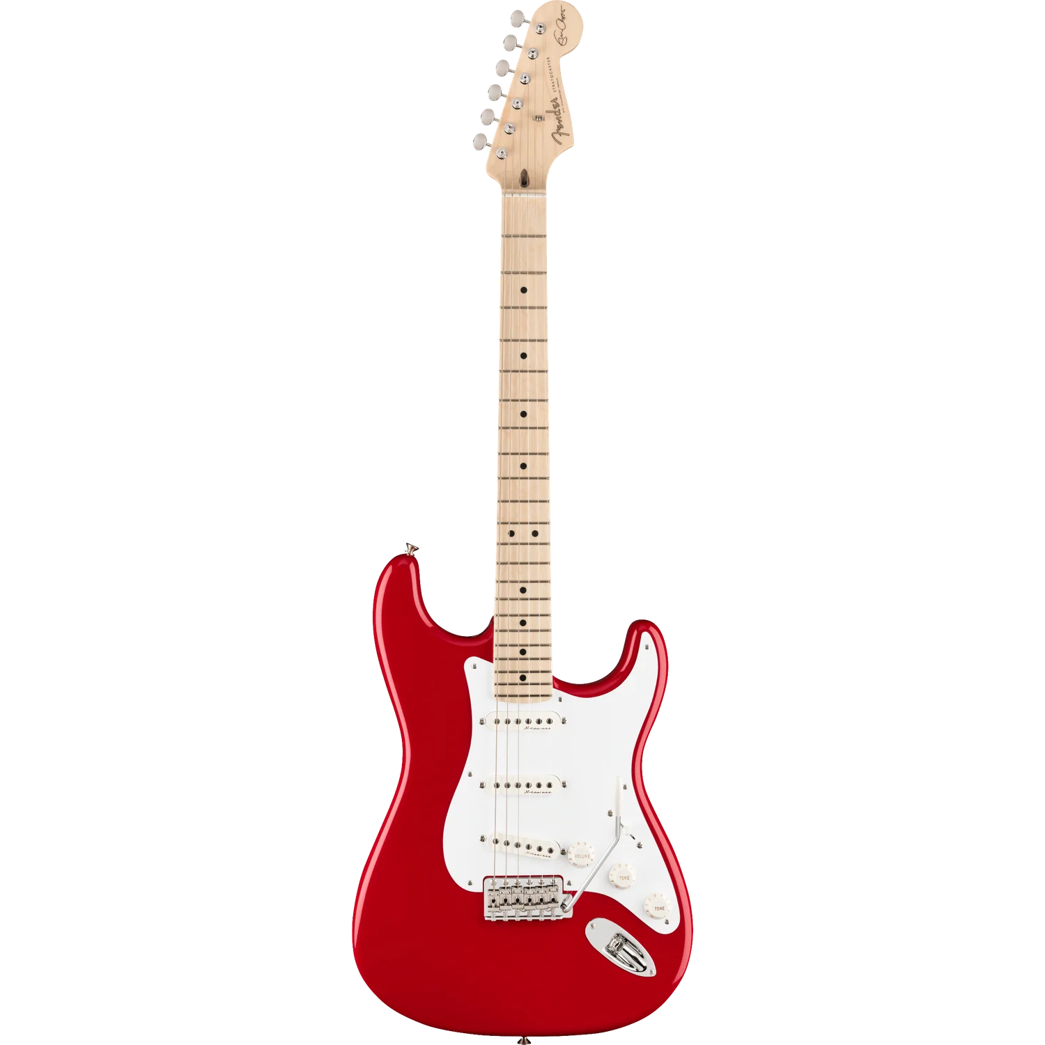 Fender Eric Clapton Stratocaster Electric Guitar, Maple Fingerboard, Torino Red