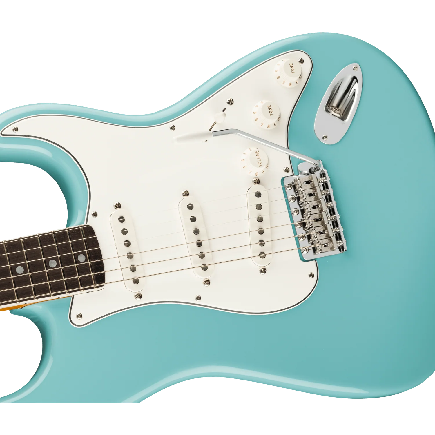Fender Eric Johnson Stratocaster Electric Guitar, Rosewood Fingerboard, Tropical Turquoise - Image 2