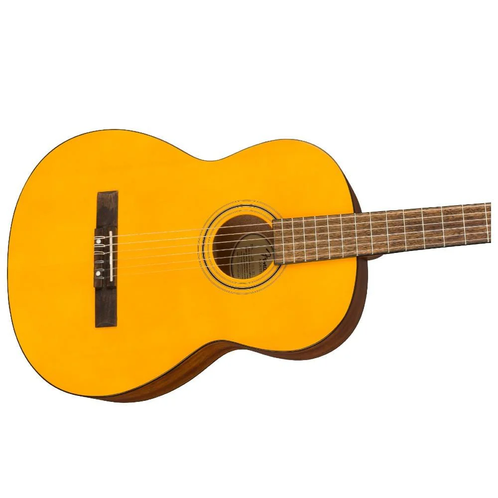 Fender ESC-105 6 String Classical Guitar with Gigbag - Satin Vintage Natural - Image 2