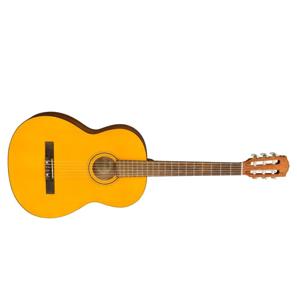 Fender ESC-105 6 String Classical Guitar with Gigbag - Satin Vintage Natural - Image 3
