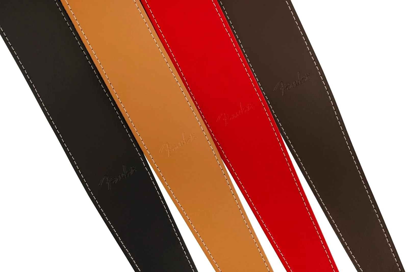 Fender Essentials Leather Guitar Straps - Image 4