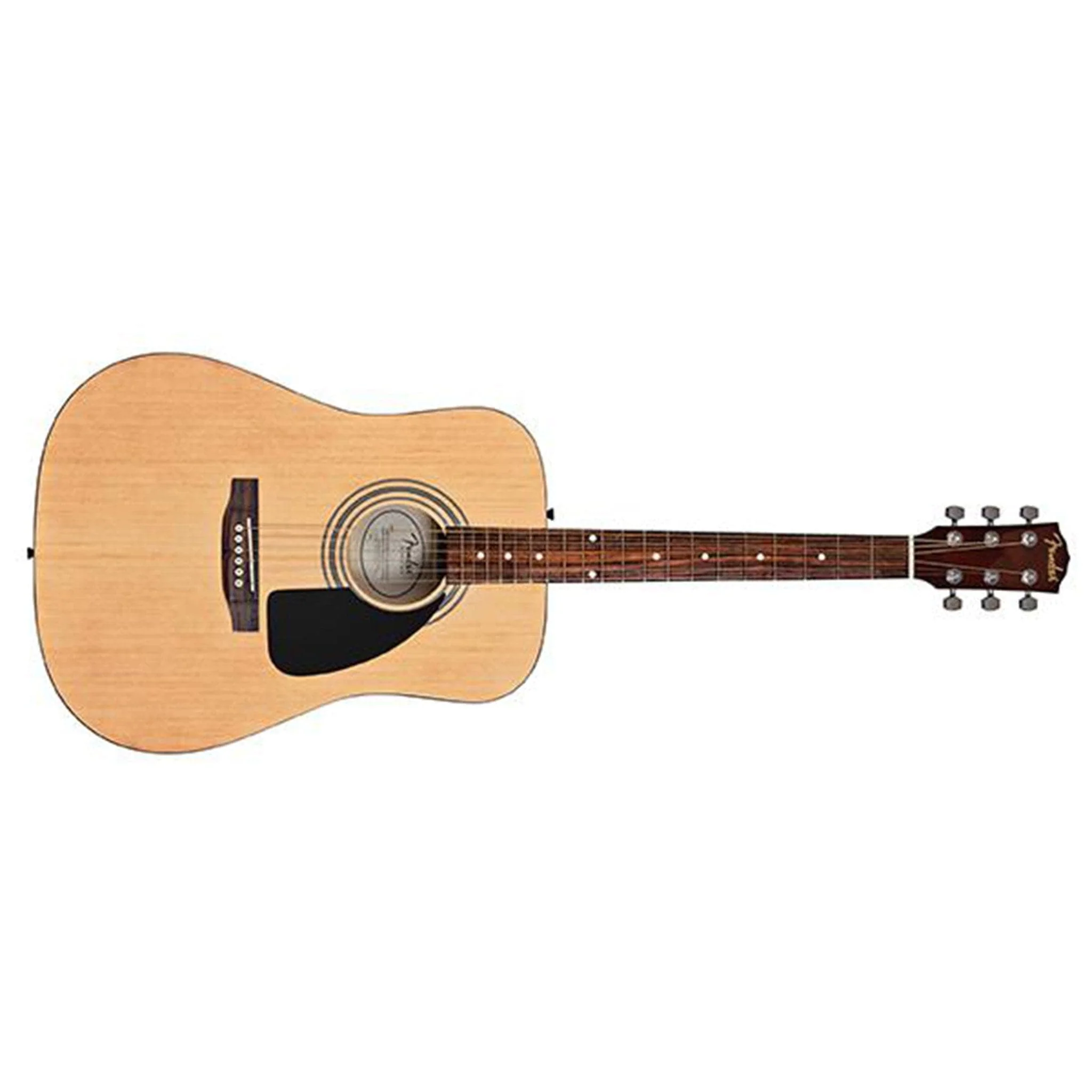 Fender FA-115 Dreadnought Acoustic Guitar Bundle - Natural with Gigbag, Picks, Strap and Polishing Cloth - Image 2