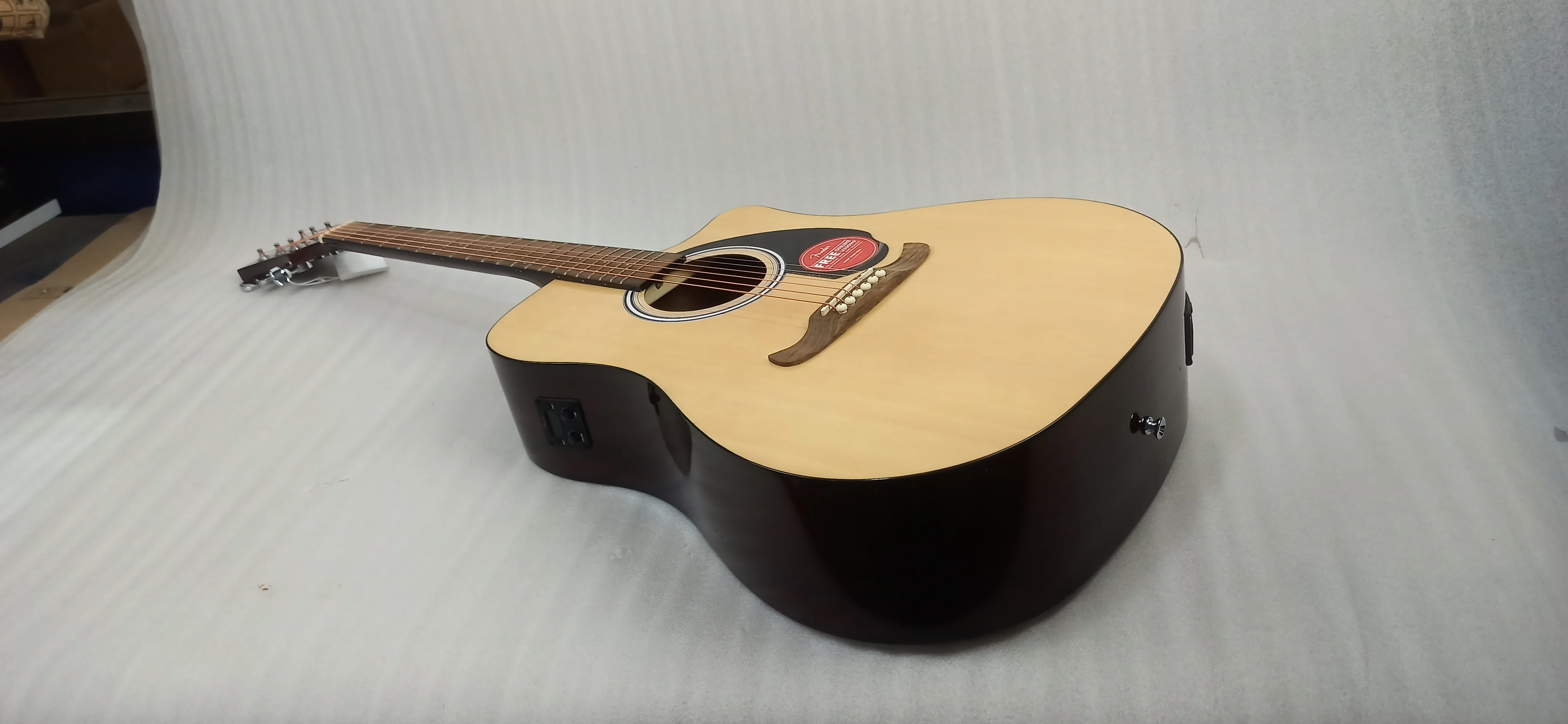 Fender FA-125CE Dreadnought Cutaway Electro Acoustic Guitar - Open Box - Image 48