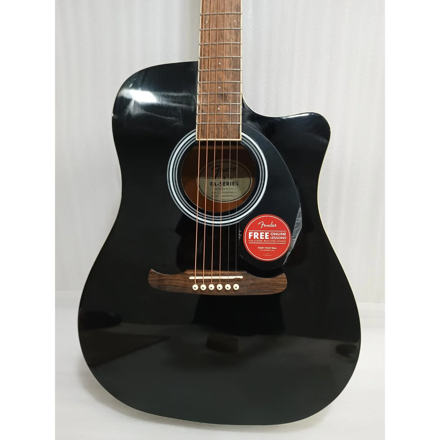 Fender FA-125CE Dreadnought Cutaway Electro Acoustic Guitar - Open Box - Image 6