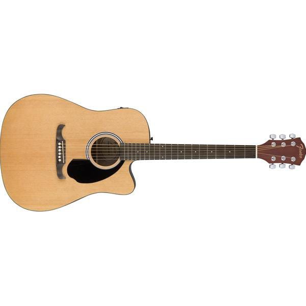 Fender FA-125CE Dreadnought Electro Acoustic Guitar with Dust Cover, Strap, Picks ,Polishing Cloth & Ebook - Image 2